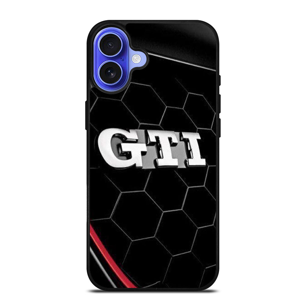 VW VOLKSWAGEN GTI EMBLEM CAR iPhone 16 Case Cover