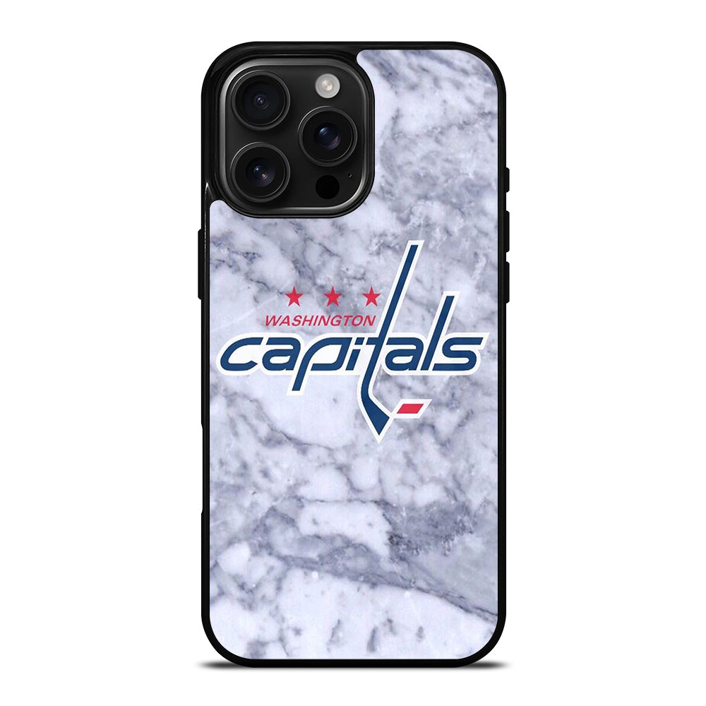 WASHINGTON CAPITALS MARBLE LOGO iPhone 16 Pro Max Case Cover