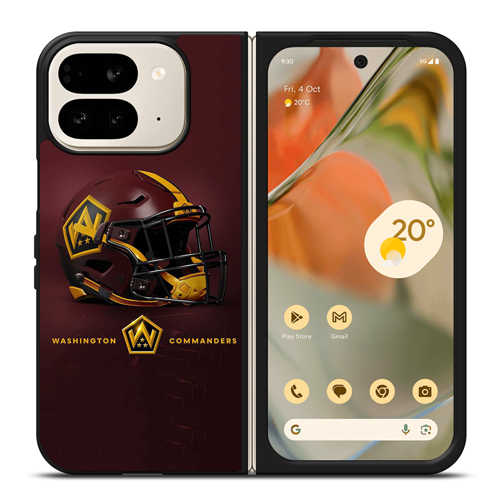 WASHINGTON COMMANDERS HELMET Google Pixel 9 Pro Fold Case Cover