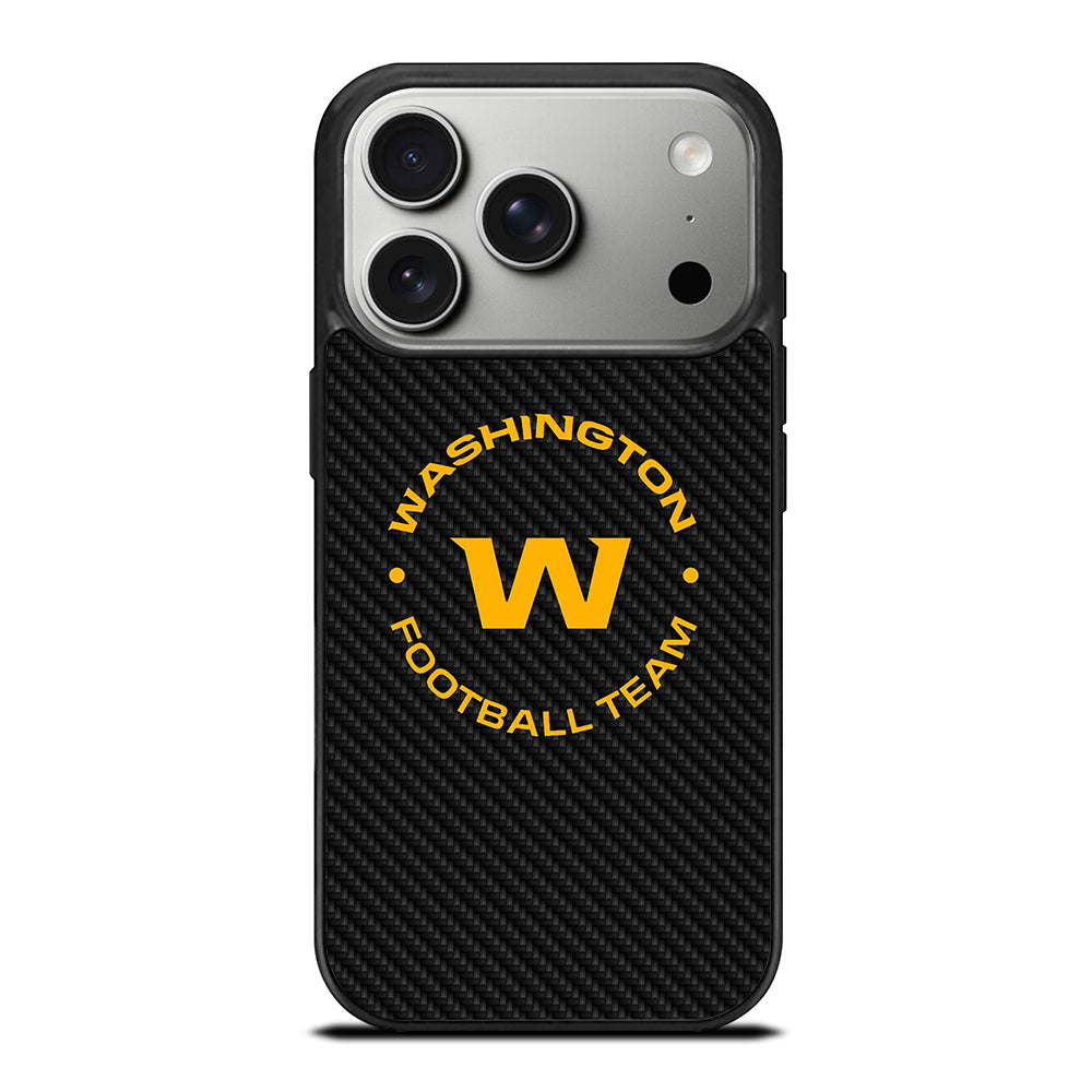 WASHINGTON FOOTBALL LOGO CARBON iPhone 17 Pro Case Cover