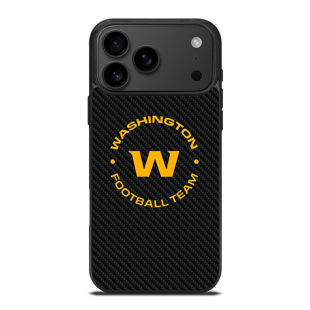 WASHINGTON FOOTBALL LOGO CARBON iPhone 17 Pro Max Case Cover