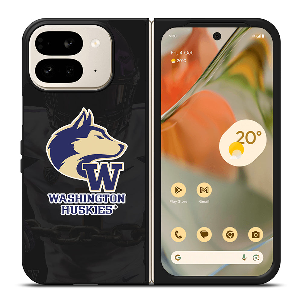 WASHINGTON HUSKIES FOOTBALL SYMBOL Google Pixel 9 Pro Fold Case Cover