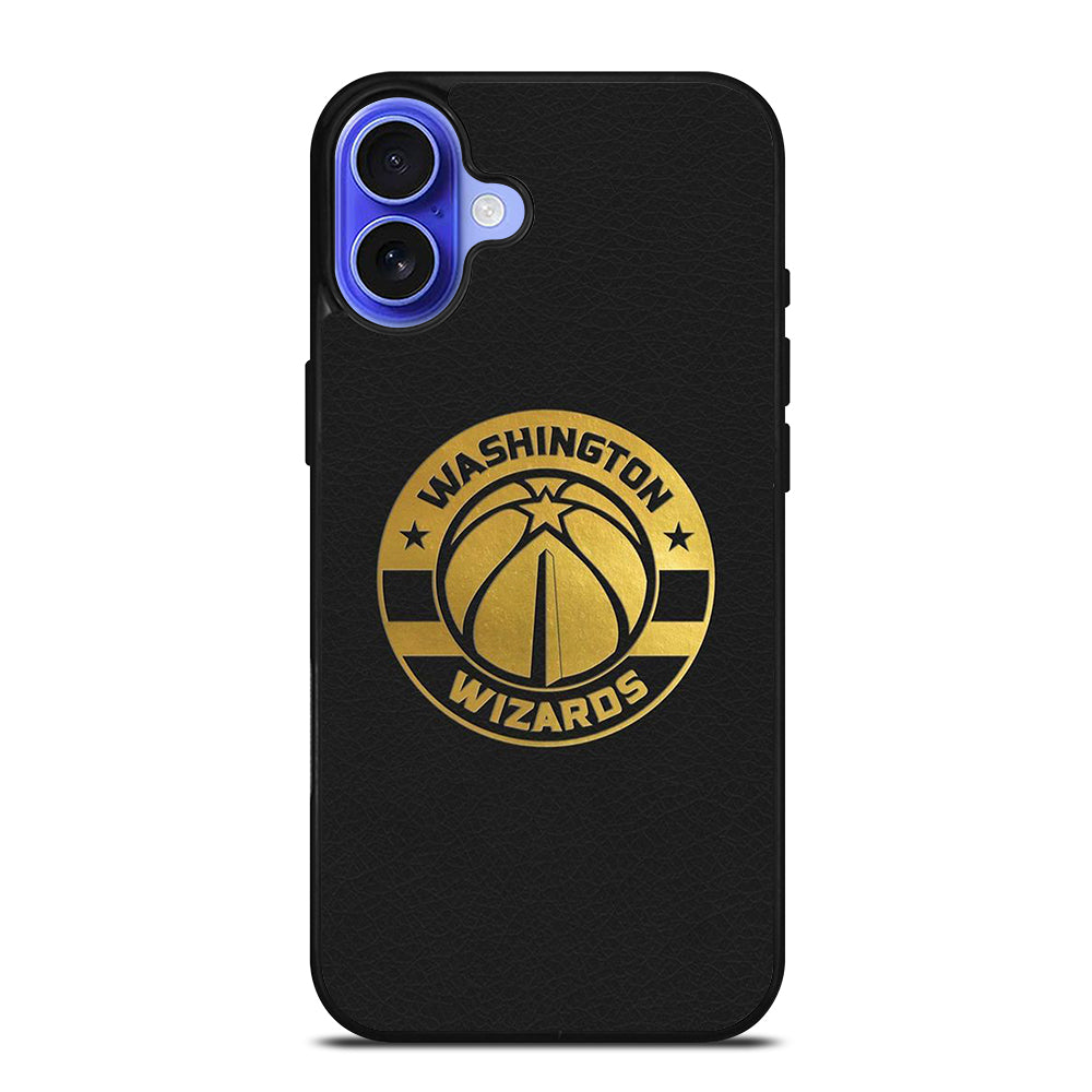 WASHINGTON WIZARDS BASKETBALL GOLD LOGO iPhone 16 Case Cover