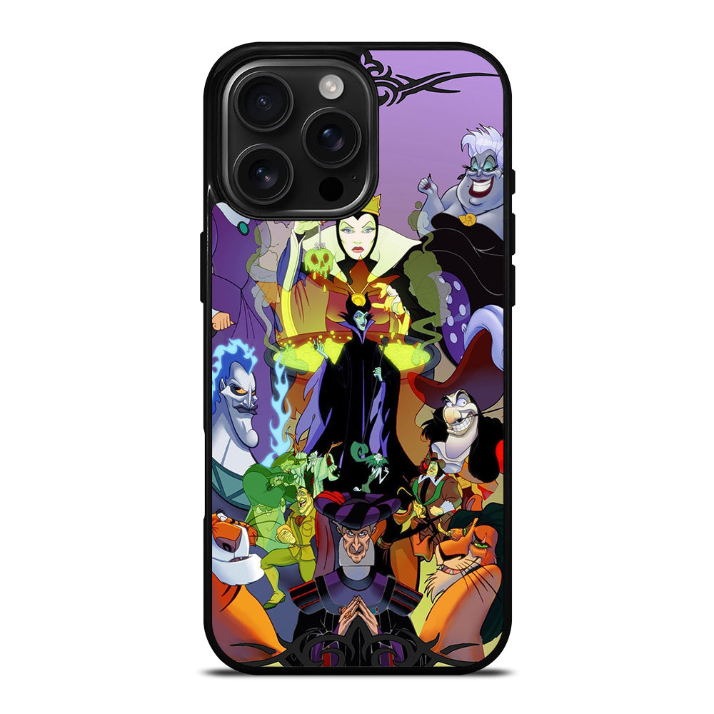 WICKED DISNEY VILLAINS CARTOON 3 iPhone 16 Pro Max Case Cover