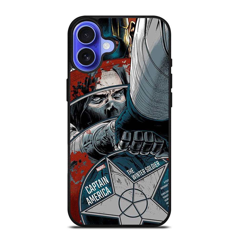 WINTER SOLDIER MARVEL COMIC iPhone 16 Case Cover