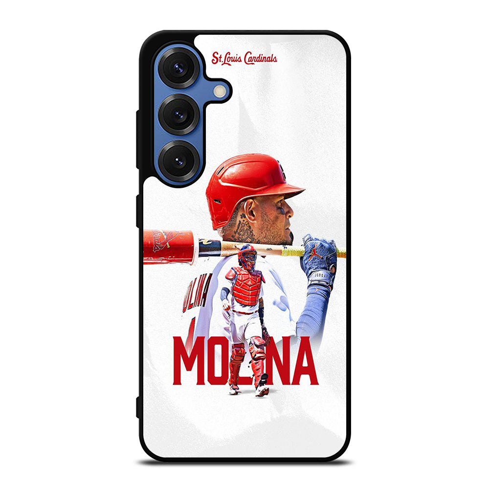 YADIER MOLINA ST LOUIS CARDINALS MLB BASEBALL Samsung Galaxy S25 Case Cover