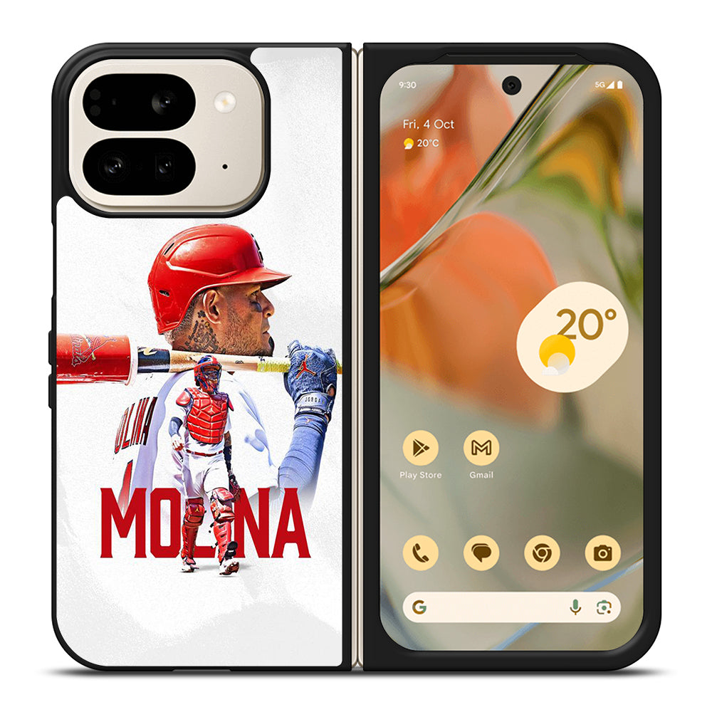 YADIER MOLINA ST LOUIS CARDINALS MLB BASEBALL Google Pixel 9 Pro Fold Case Cover
