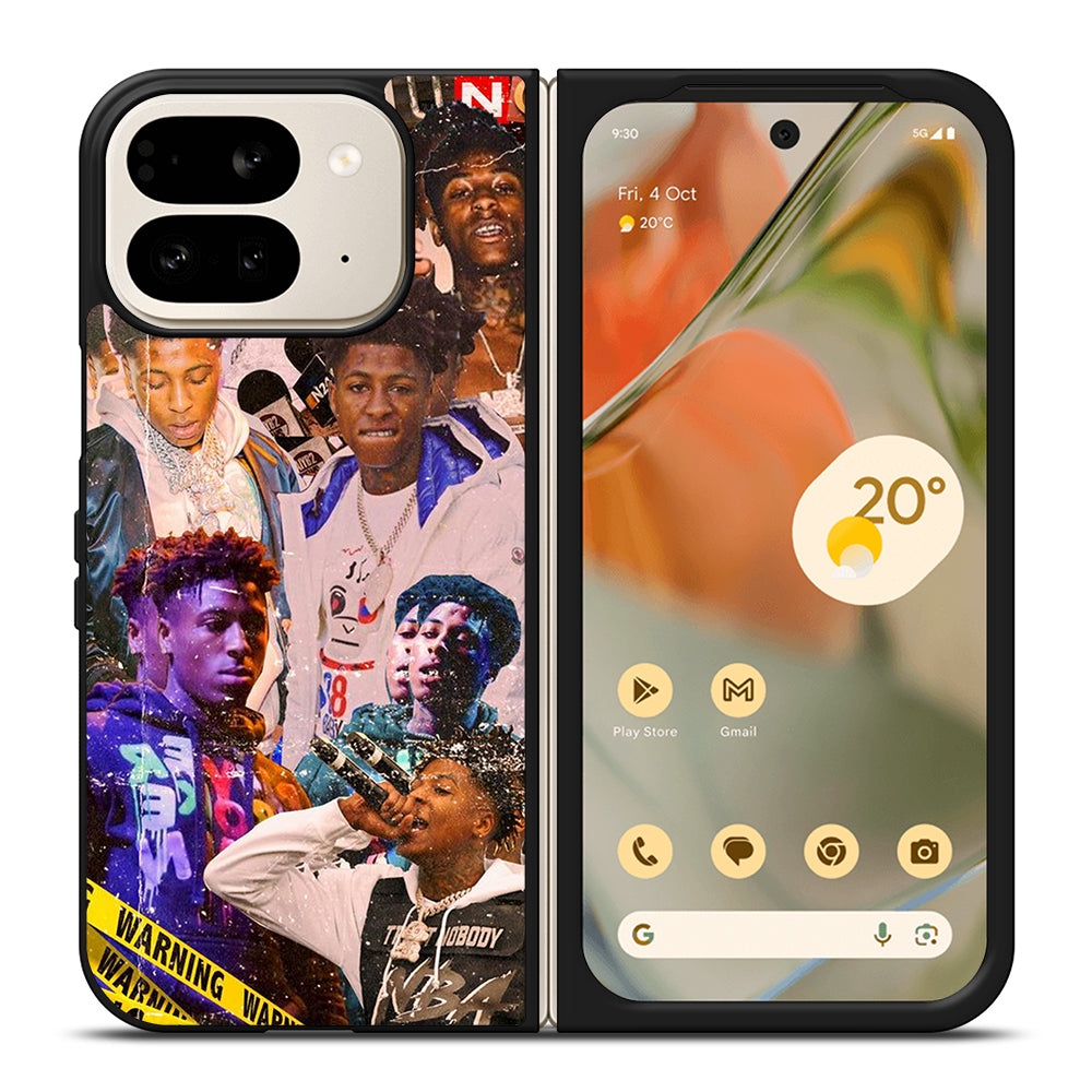 YOUNGBOY NBA RAPPER COLLAGE Google Pixel 9 Pro Fold Case Cover