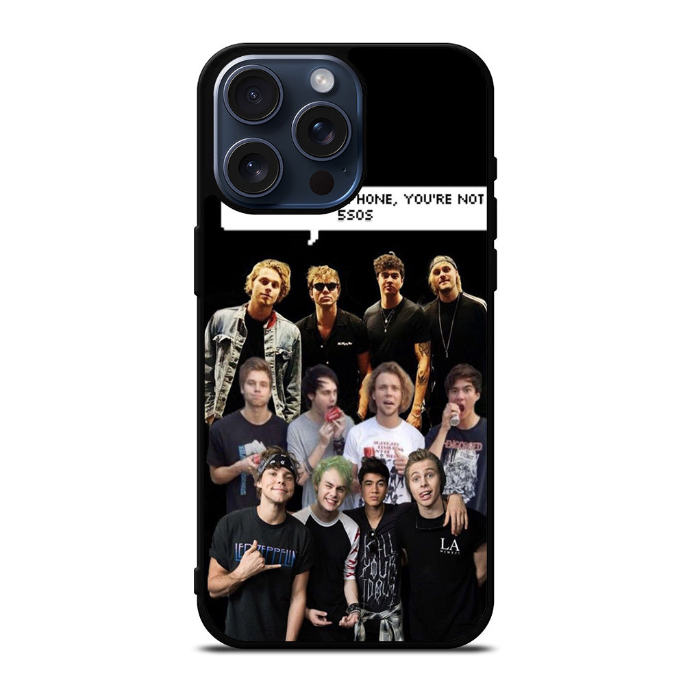 5 SECONDS OF SUMMER BAND 3 iPhone 15 Pro Max Case Cover