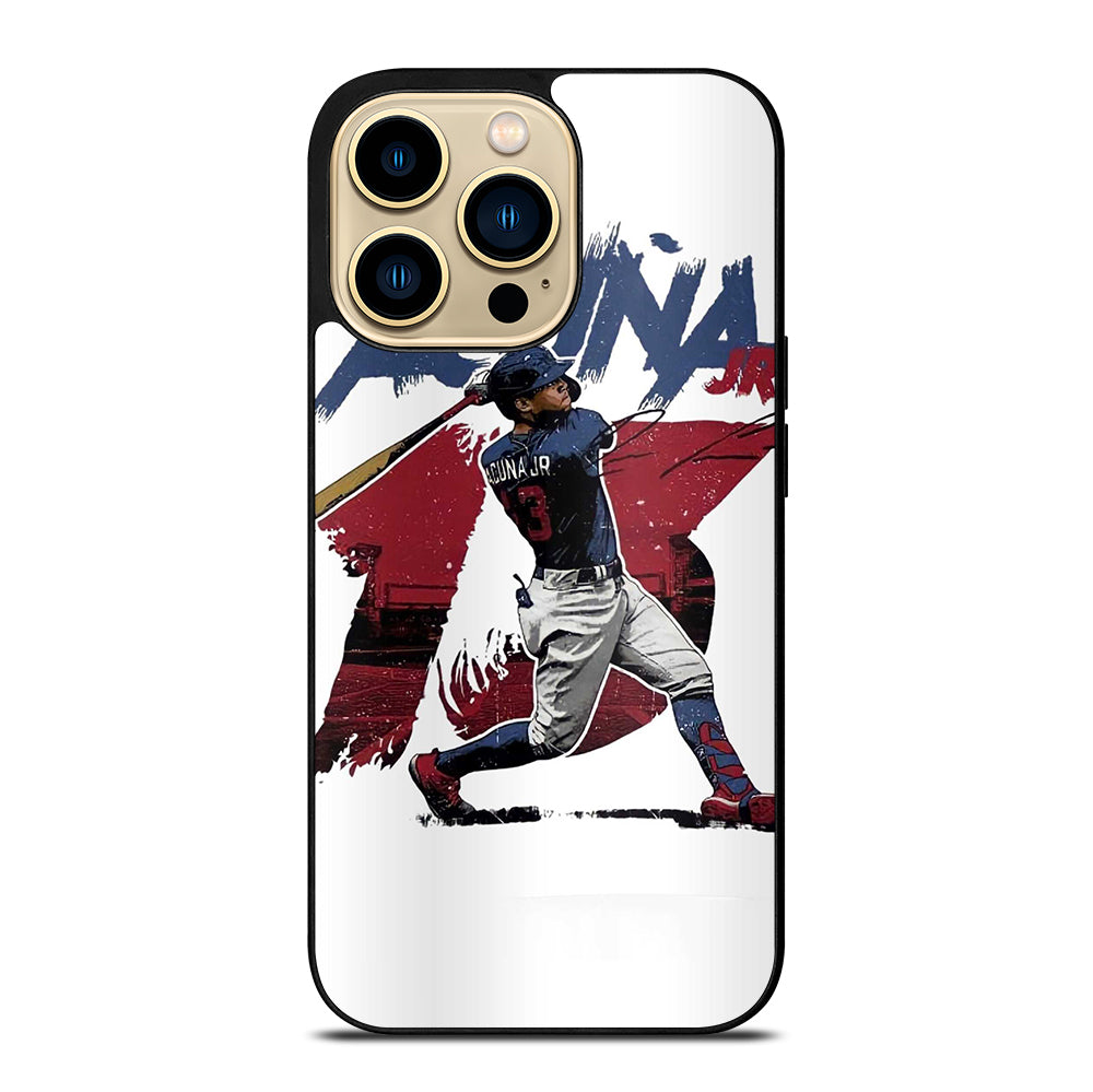 ACUNA JR ATLANTA BRAVES BASEBALL 13 iPhone 14 Pro Max Case Cover