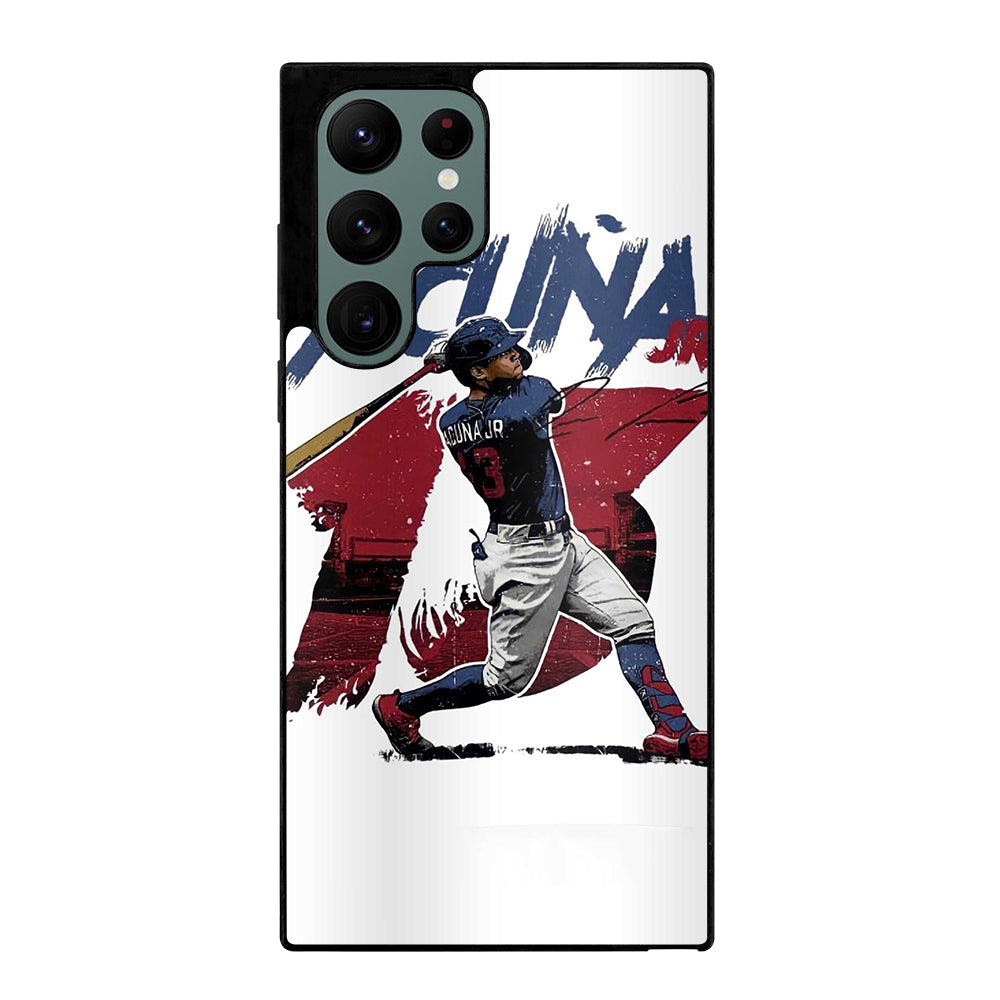 ACUNA JR ATLANTA BRAVES BASEBALL 13 Samsung Galaxy S22 Ultra Case Cover