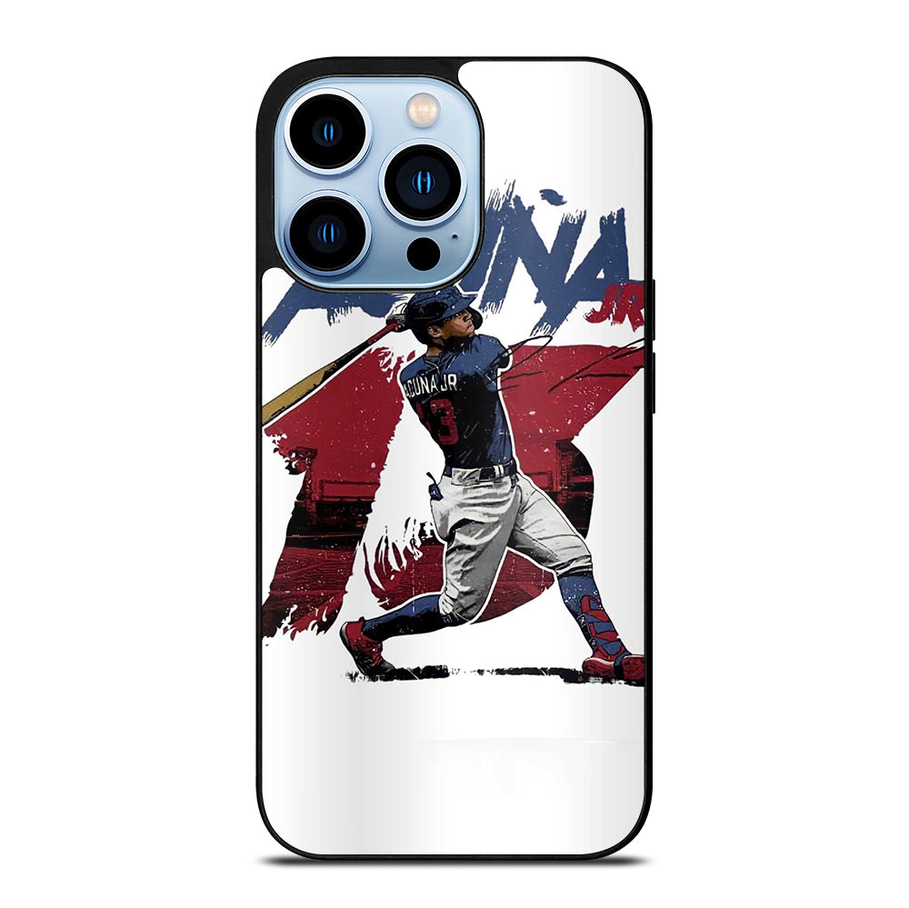 ACUNA JR ATLANTA BRAVES BASEBALL 13 iPhone 13 Pro Max Case Cover