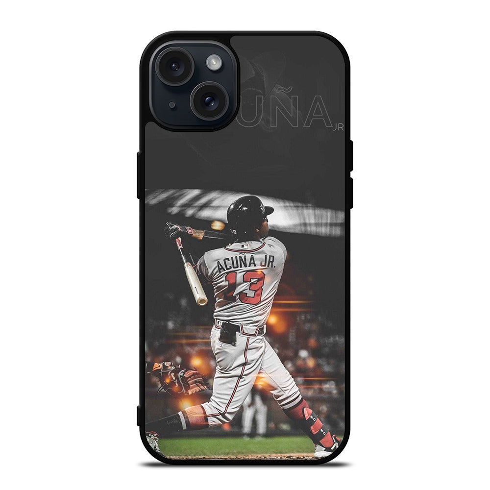 ACUNA JR ATLANTA BRAVES PLAYER iPhone 15 Plus Case Cover