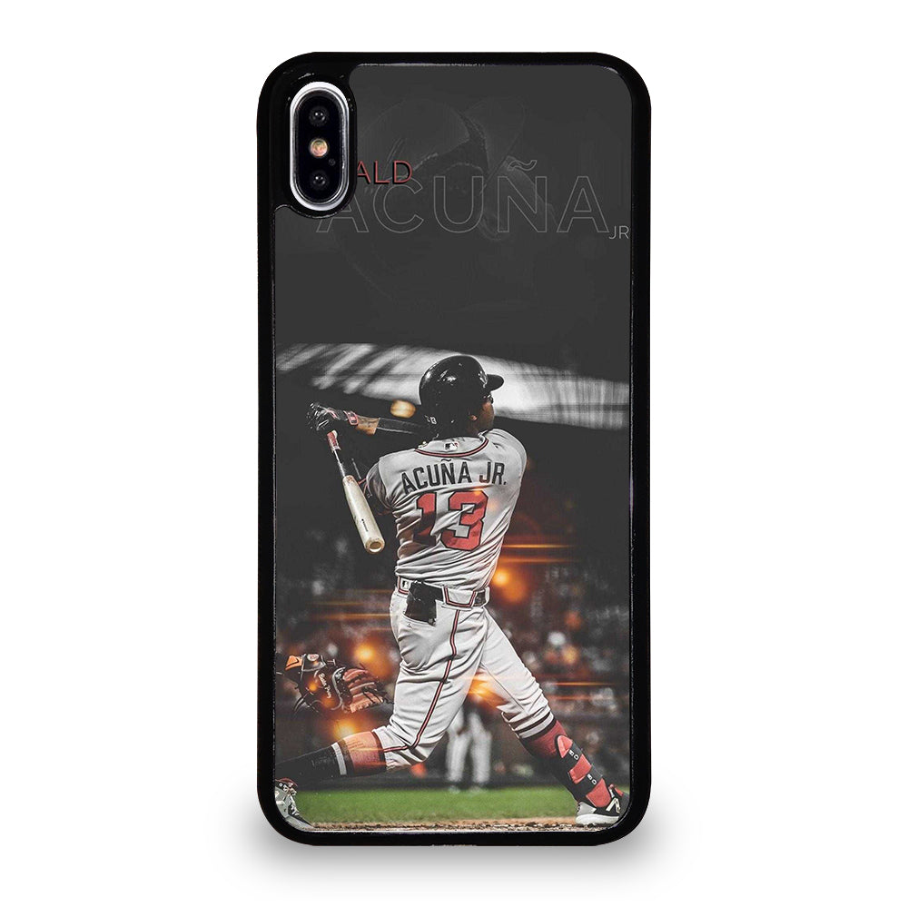ACUNA JR ATLANTA BRAVES PLAYER iPhone XS Max Case Cover