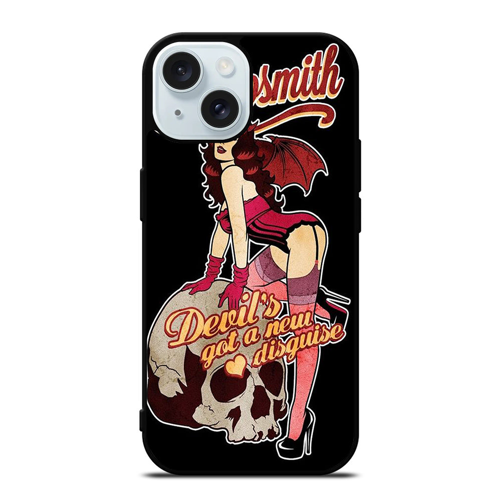AEROSMITH SKUL ART iPhone 15 Case Cover
