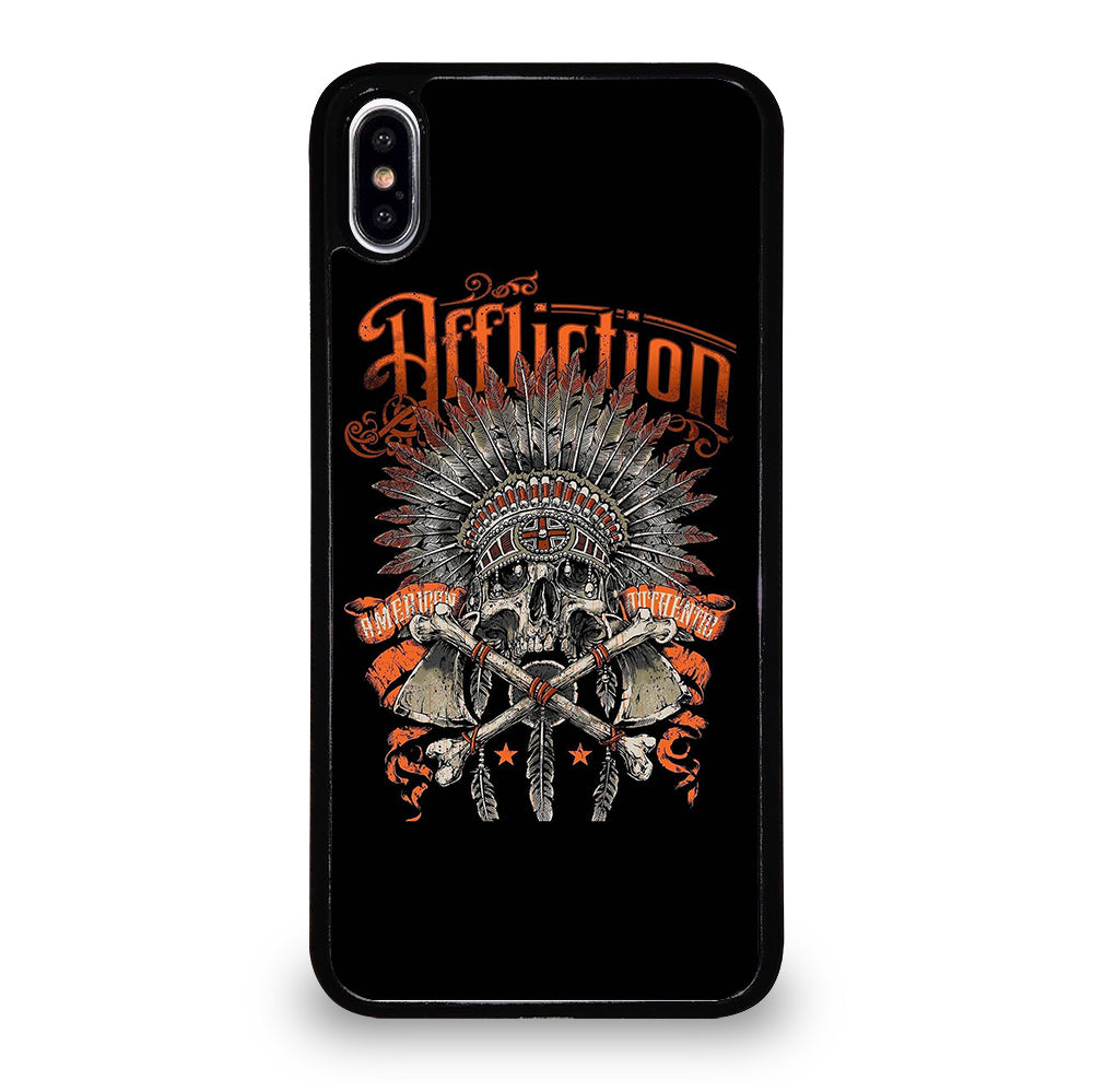 AFFLICTION ART LOGO iPhone XS Max Case Cover