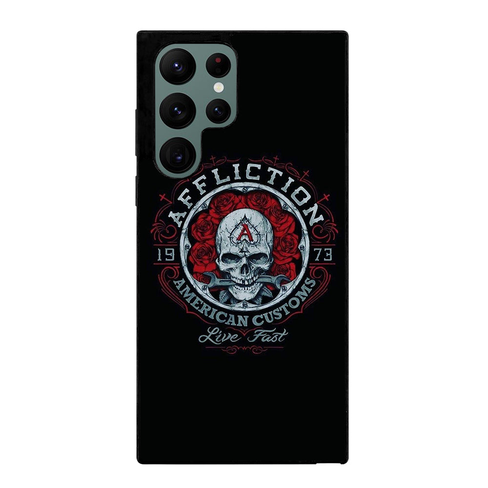 AFFLICTION LOGO SKULL Samsung Galaxy S22 Ultra Case Cover