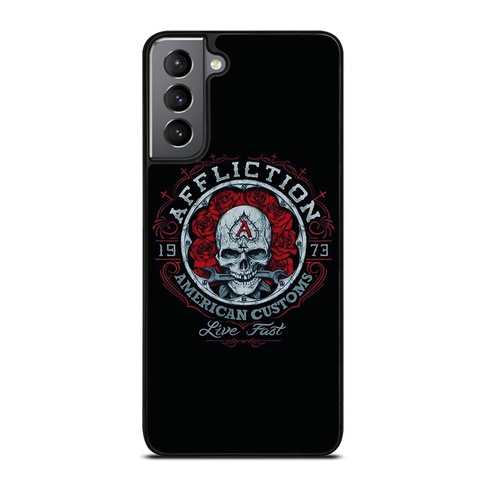 AFFLICTION LOGO SKULL Samsung Galaxy S21 Plus Case Cover