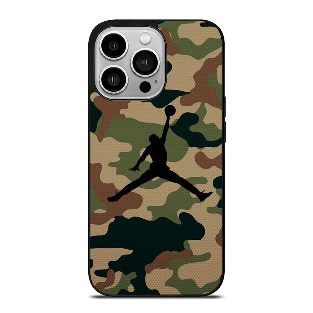 AIR JORDAN CAMO LOGO 2 iPhone 14 Pro Case Cover