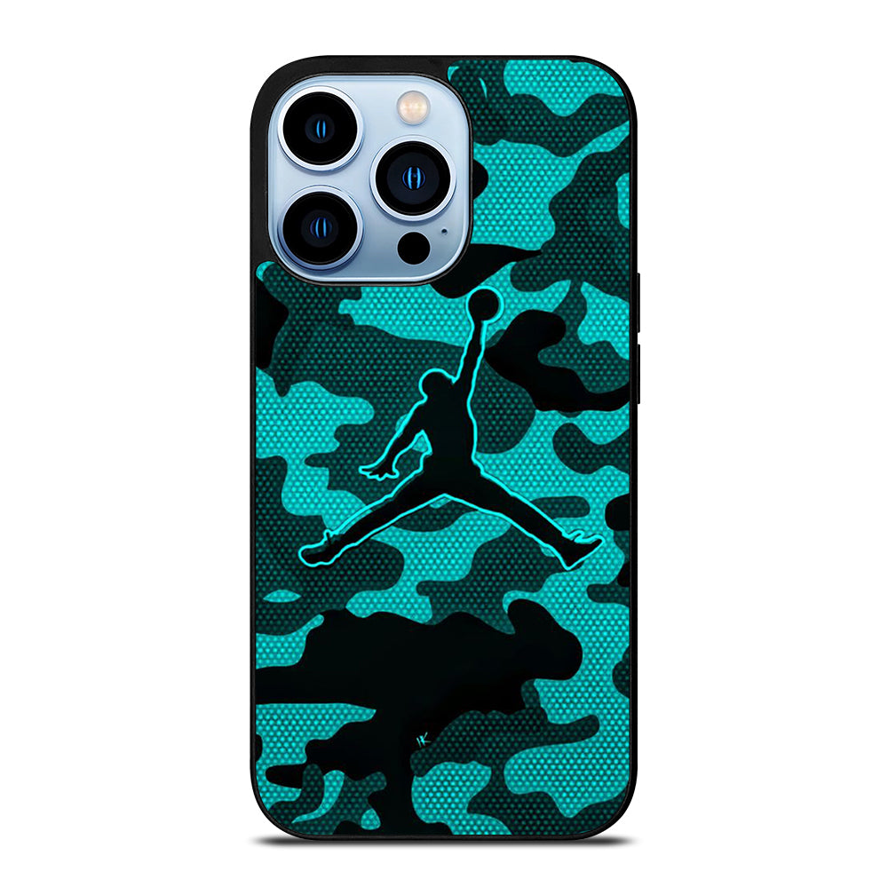 AIR JORDAN CAMO LOGO iPhone 13 Pro Max Case Cover