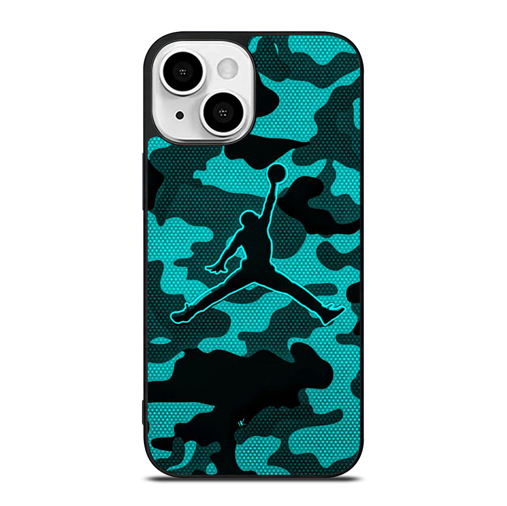 AIR JORDAN CAMO LOGO iPhone 13 Mini Case Cover
