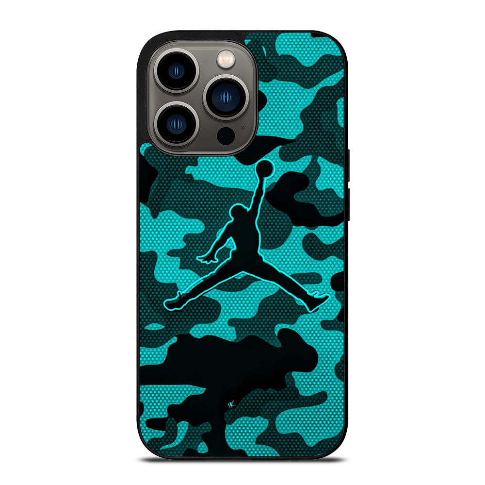 AIR JORDAN CAMO LOGO iPhone 13 Pro Case Cover
