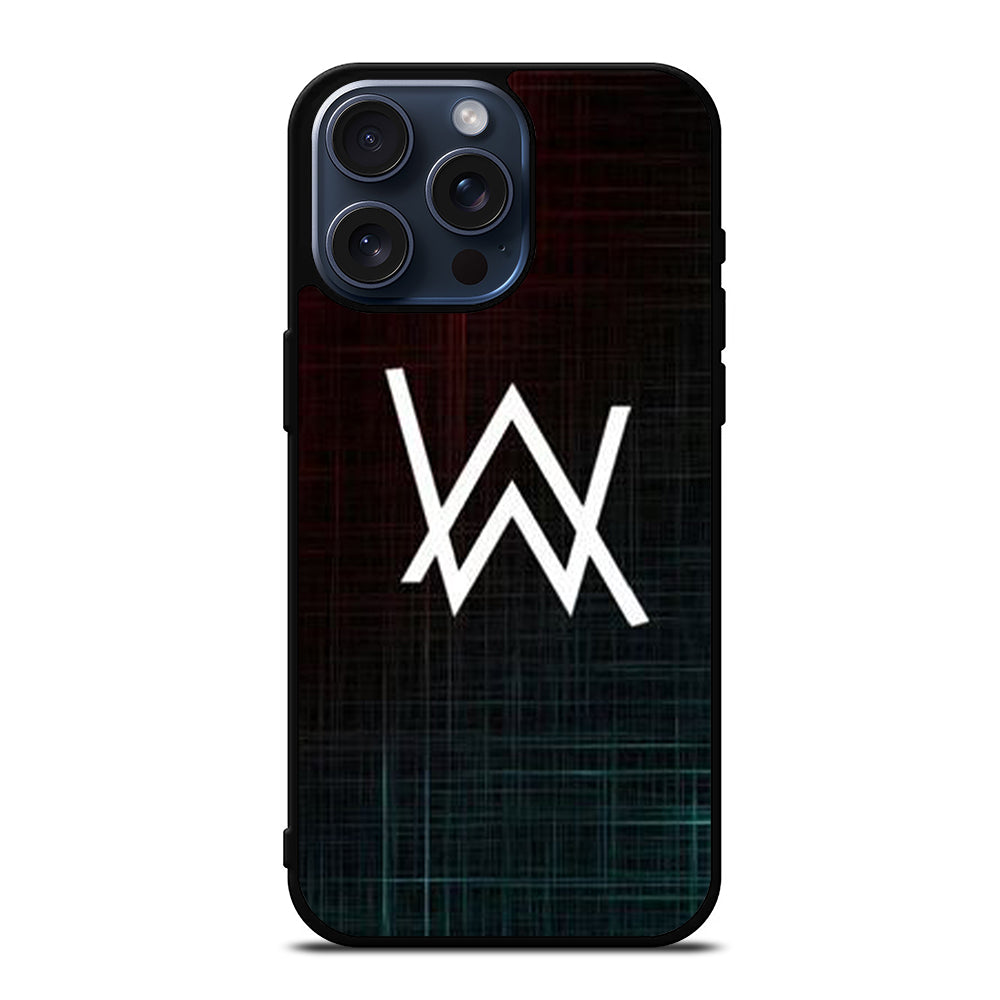 ALAN WALKER DJ LOGO iPhone 15 Pro Max Case Cover