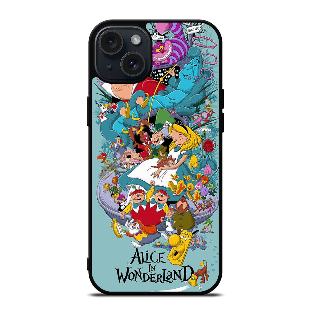 ALICE IN WONDERLAND CARTOON 2 iPhone 15 Plus Case Cover