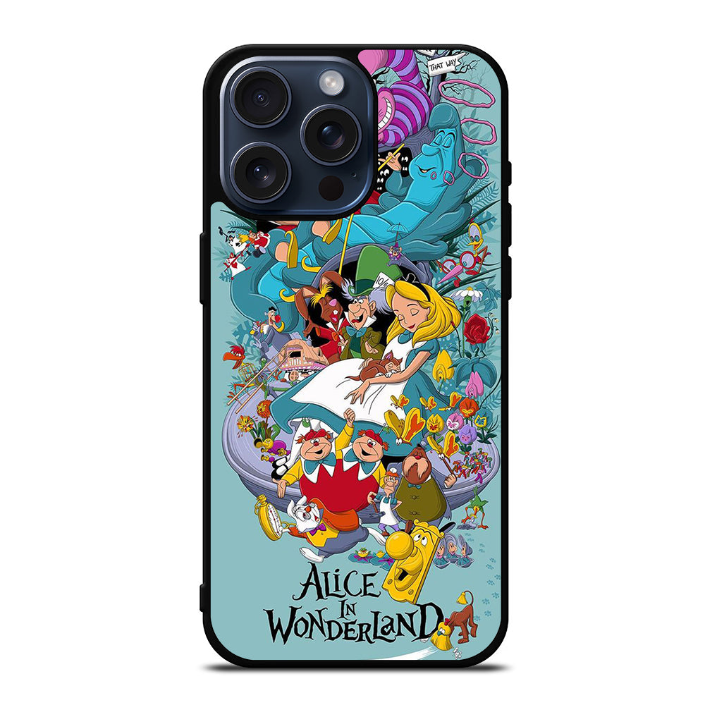 ALICE IN WONDERLAND CARTOON 2 iPhone 15 Pro Max Case Cover