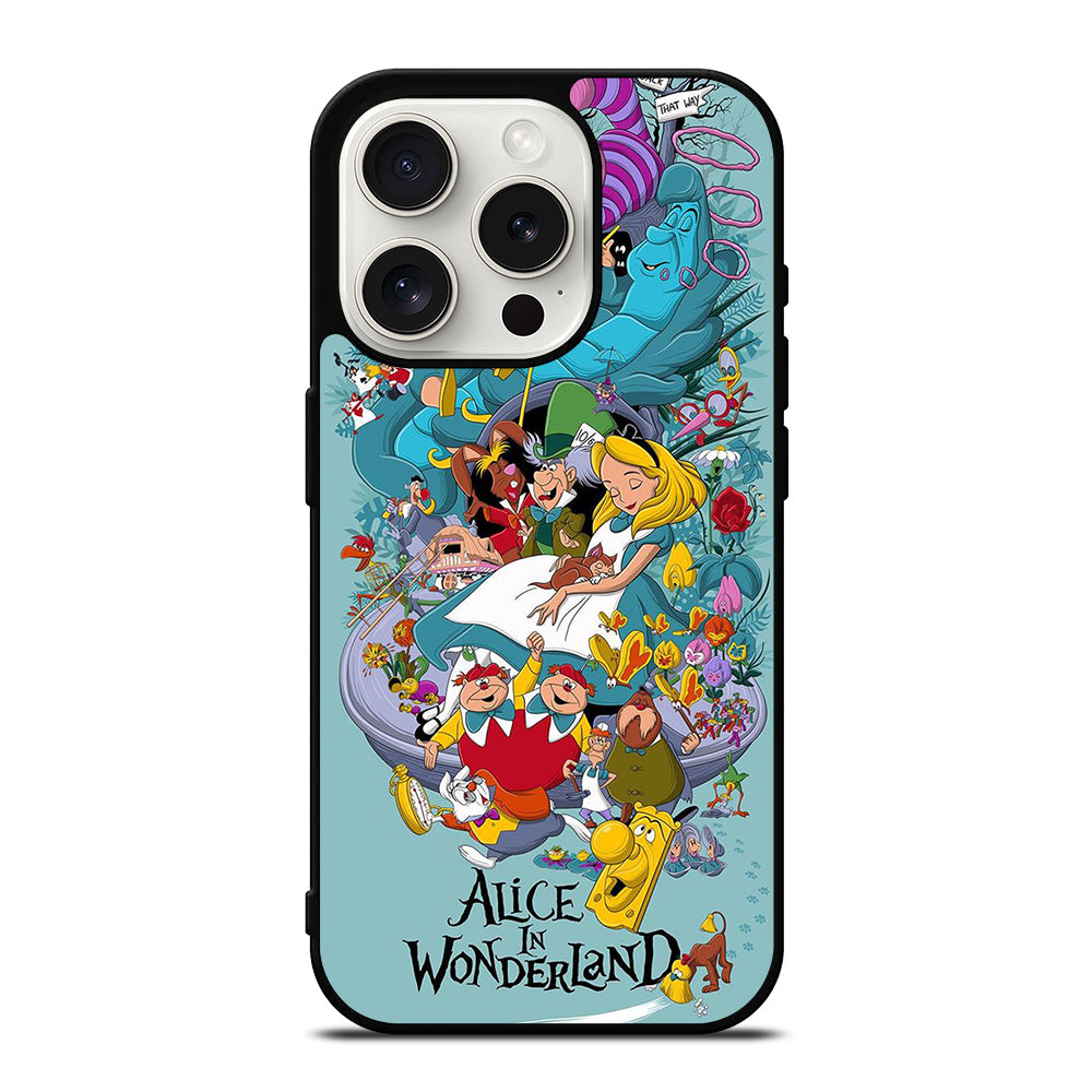 ALICE IN WONDERLAND CARTOON 2 iPhone 15 Pro Case Cover