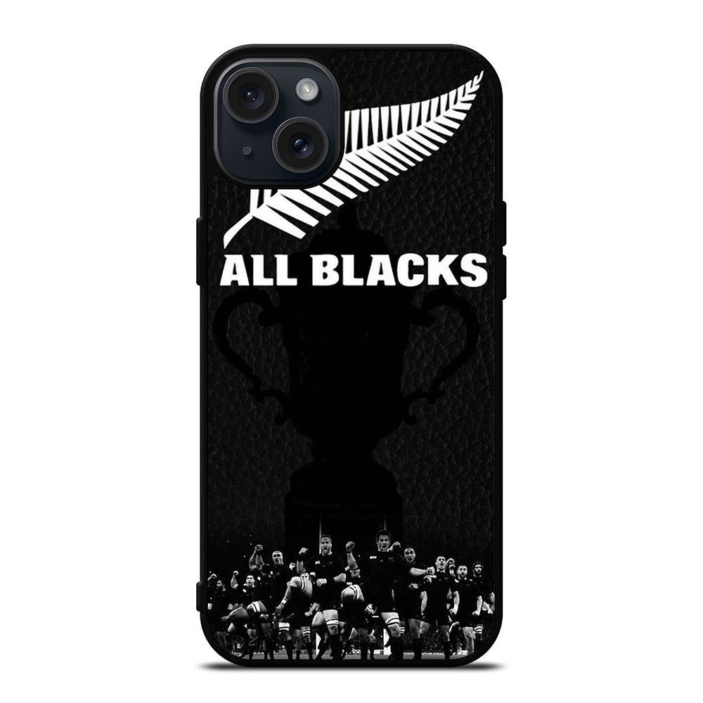 ALL BLACKS NEW ZEALAND RUGBY TEAM 3 iPhone 15 Plus Case Cover