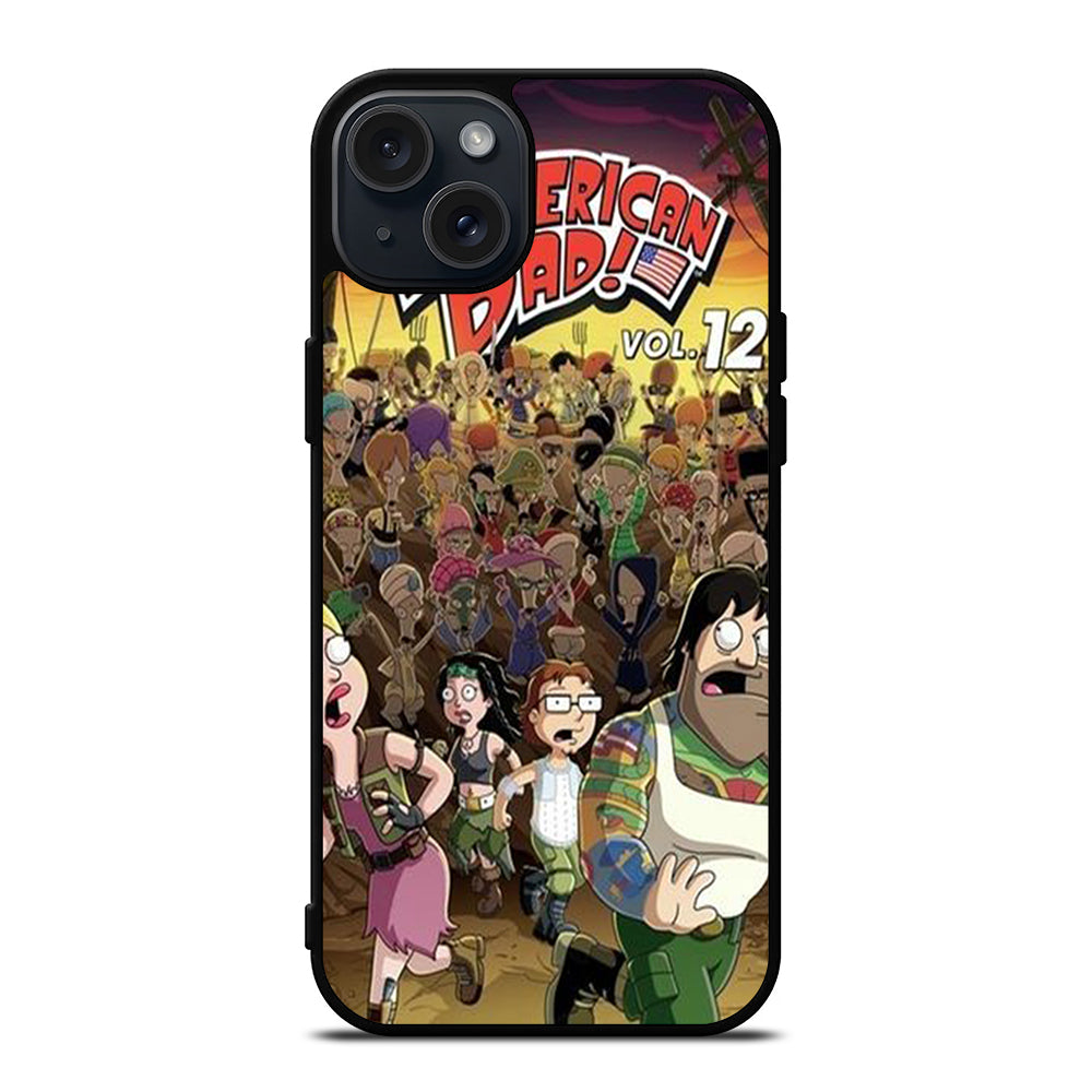 AMERICAN DAD CHARACTER iPhone 15 Plus Case Cover