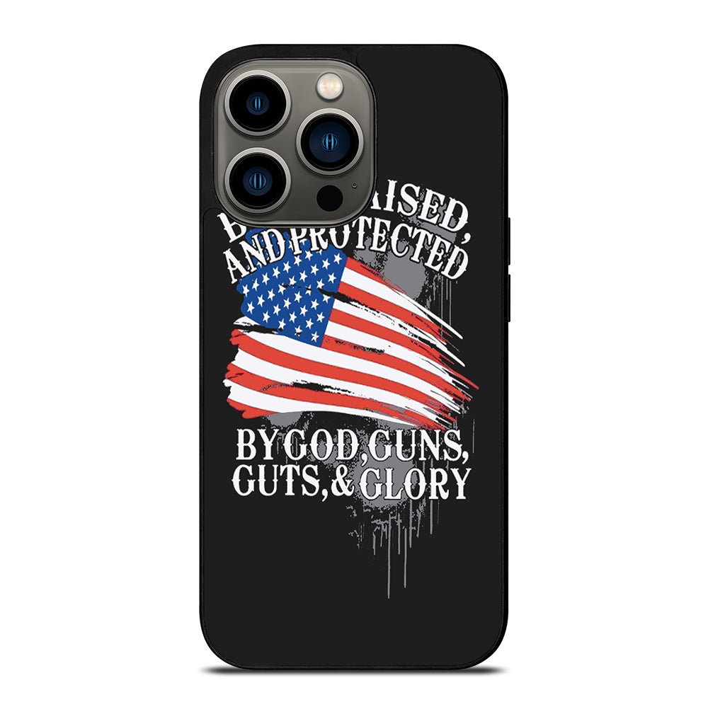 AMERICAN FLAG QUOTE iPhone 13 Pro Case Cover