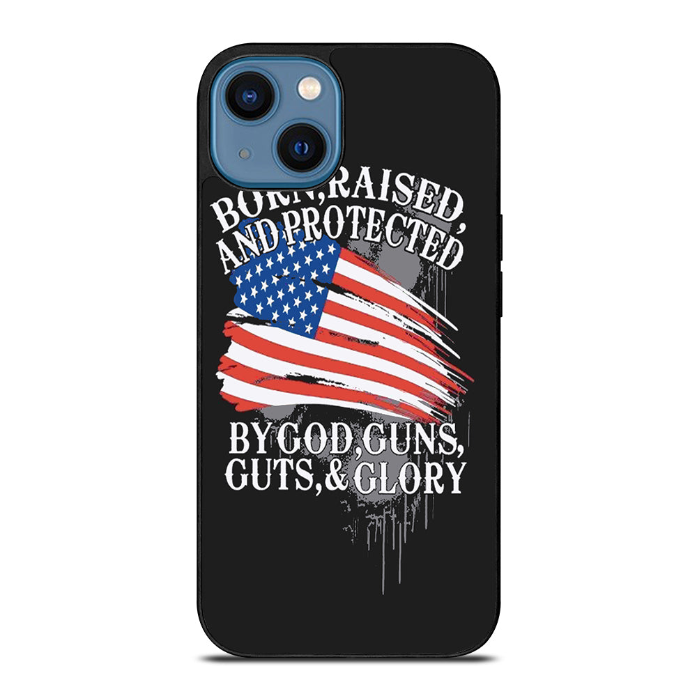 AMERICAN FLAG QUOTE iPhone 14 Case Cover