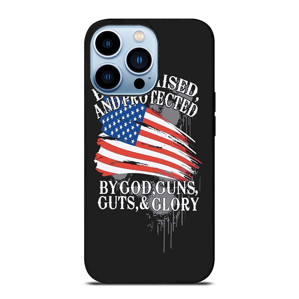 AMERICAN FLAG QUOTE iPhone 13 Pro Max Case Cover