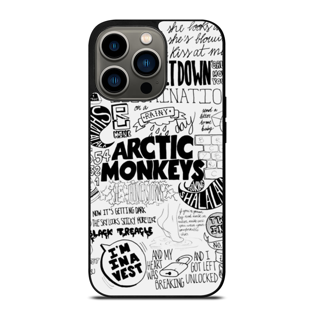 ARCTIC MONKEYS BAND LYRIC iPhone 13 Pro Case Cover