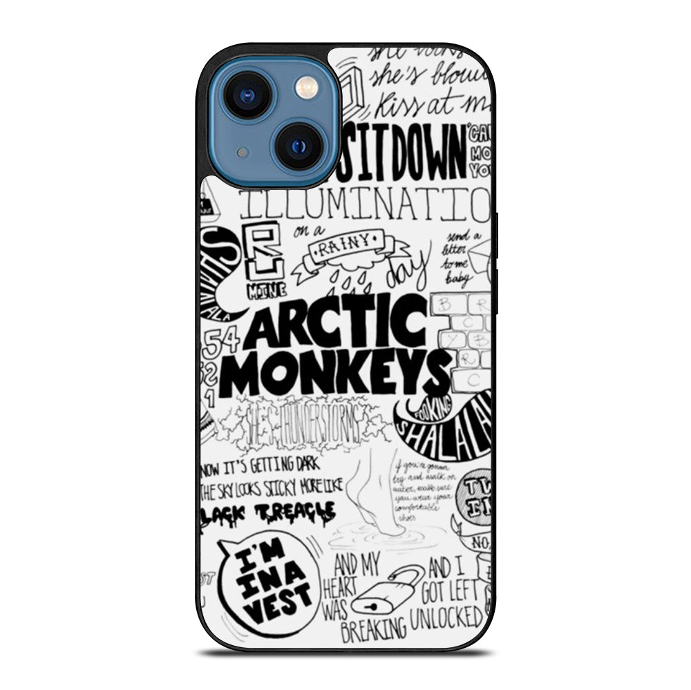 ARCTIC MONKEYS BAND LYRIC iPhone 14 Case Cover