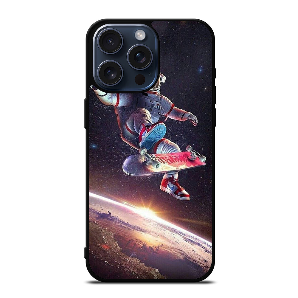 ASTRONAUT SKATEBOARDER ART 2 iPhone 15 Pro Max Case Cover