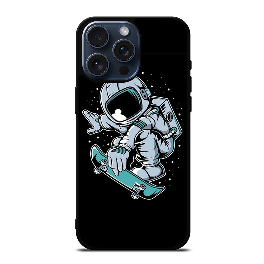 ASTRONAUT SKATEBOARDER ART iPhone 15 Pro Max Case Cover