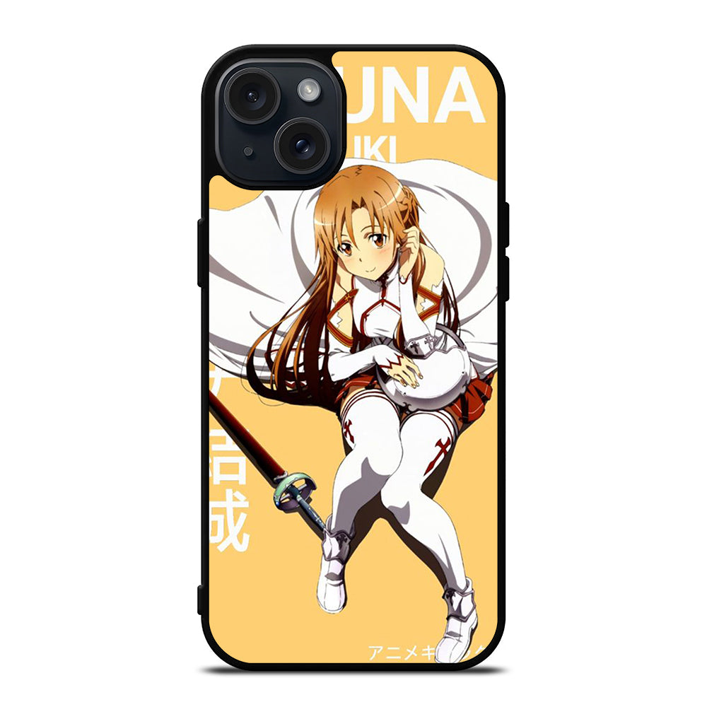 ASUNA YUUKI SWORD ART ONLINE ANIME SERIES iPhone 15 Plus Case Cover