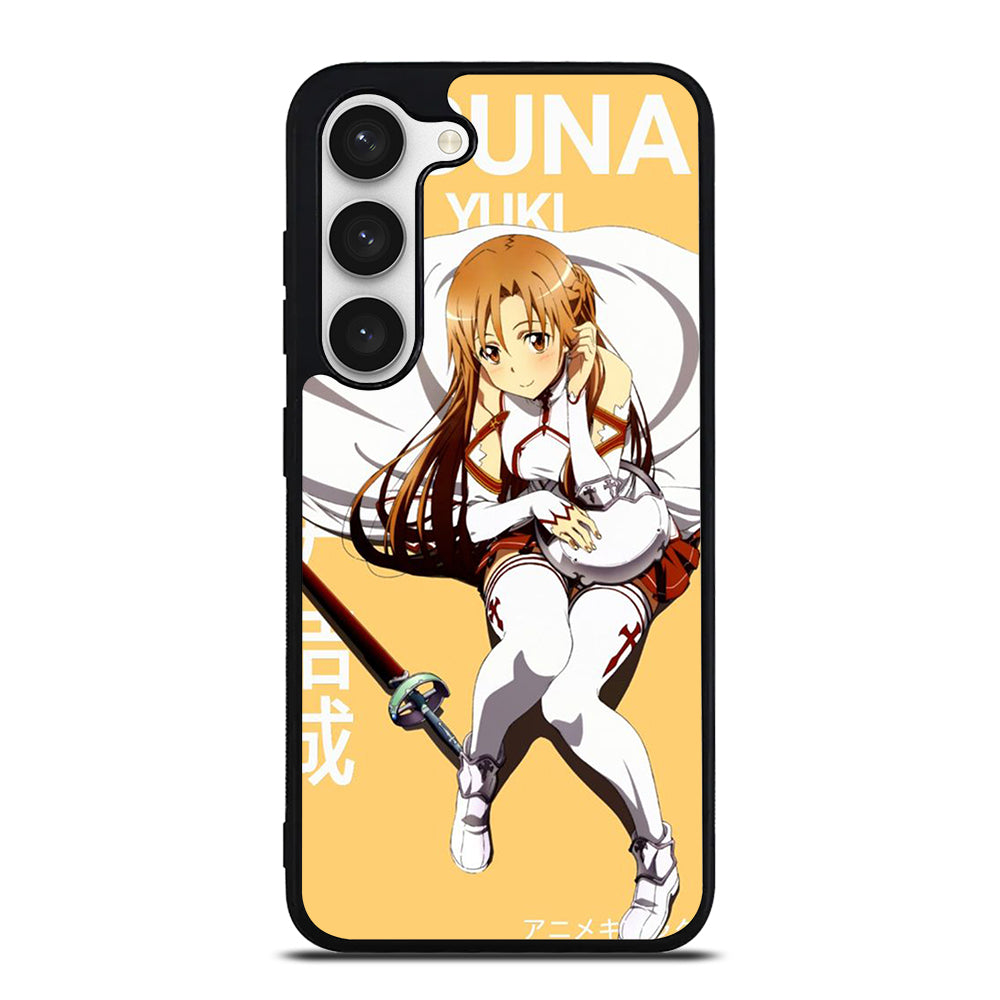 ASUNA YUUKI SWORD ART ONLINE ANIME SERIES Samsung Galaxy S23 Case Cover