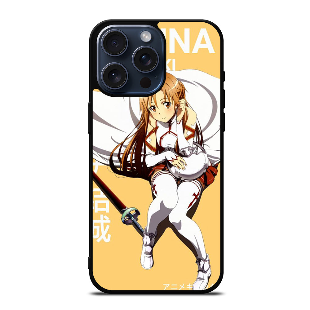 ASUNA YUUKI SWORD ART ONLINE ANIME SERIES iPhone 15 Pro Max Case Cover