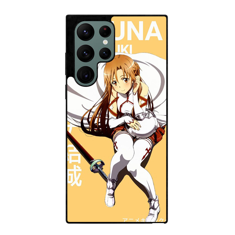 ASUNA YUUKI SWORD ART ONLINE ANIME SERIES Samsung Galaxy S22 Ultra Case Cover