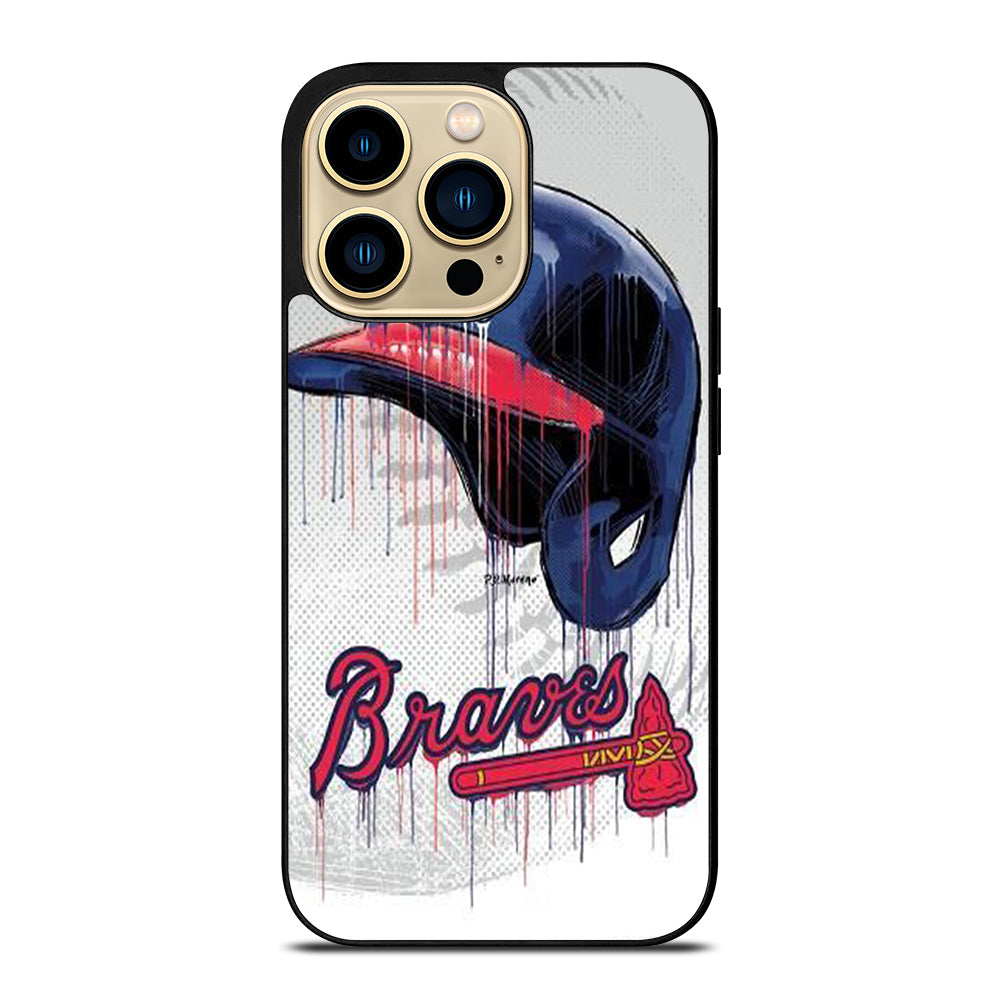 ATLANTA BRAVES HELMET iPhone 14 Pro Max Case Cover