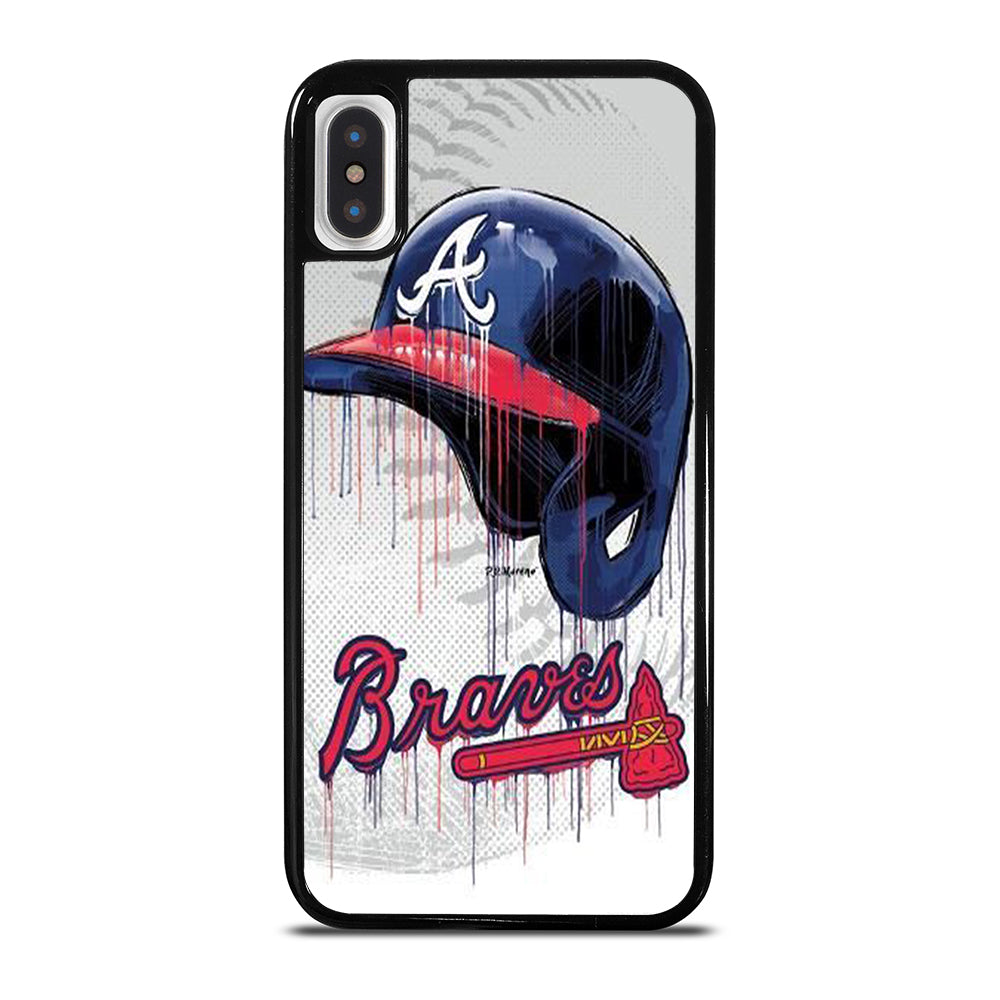 ATLANTA BRAVES HELMET iPhone X / XS Case Cover
