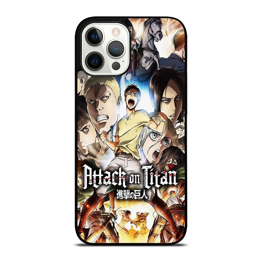 ATTACK ON TITAN CHARACTER ANIME SERIES iPhone 12 Pro Max Case Cover