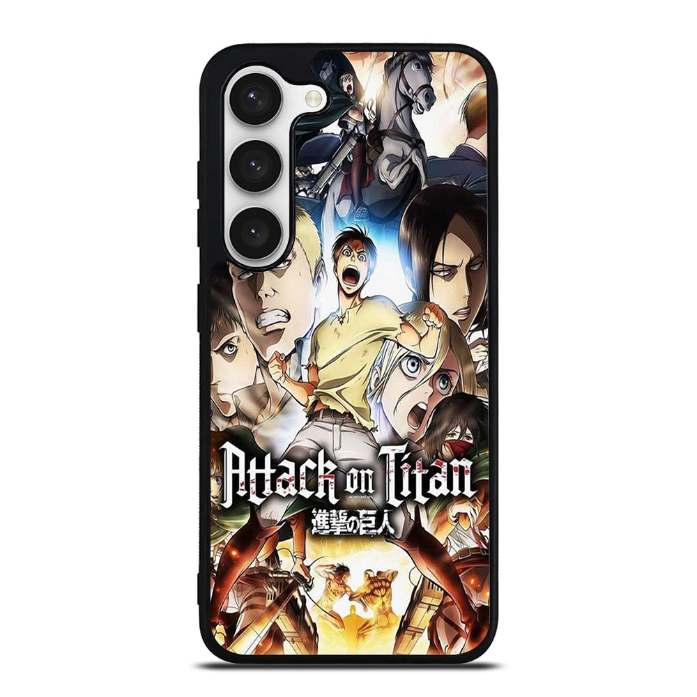 ATTACK ON TITAN CHARACTER ANIME SERIES Samsung Galaxy S23 Case Cover