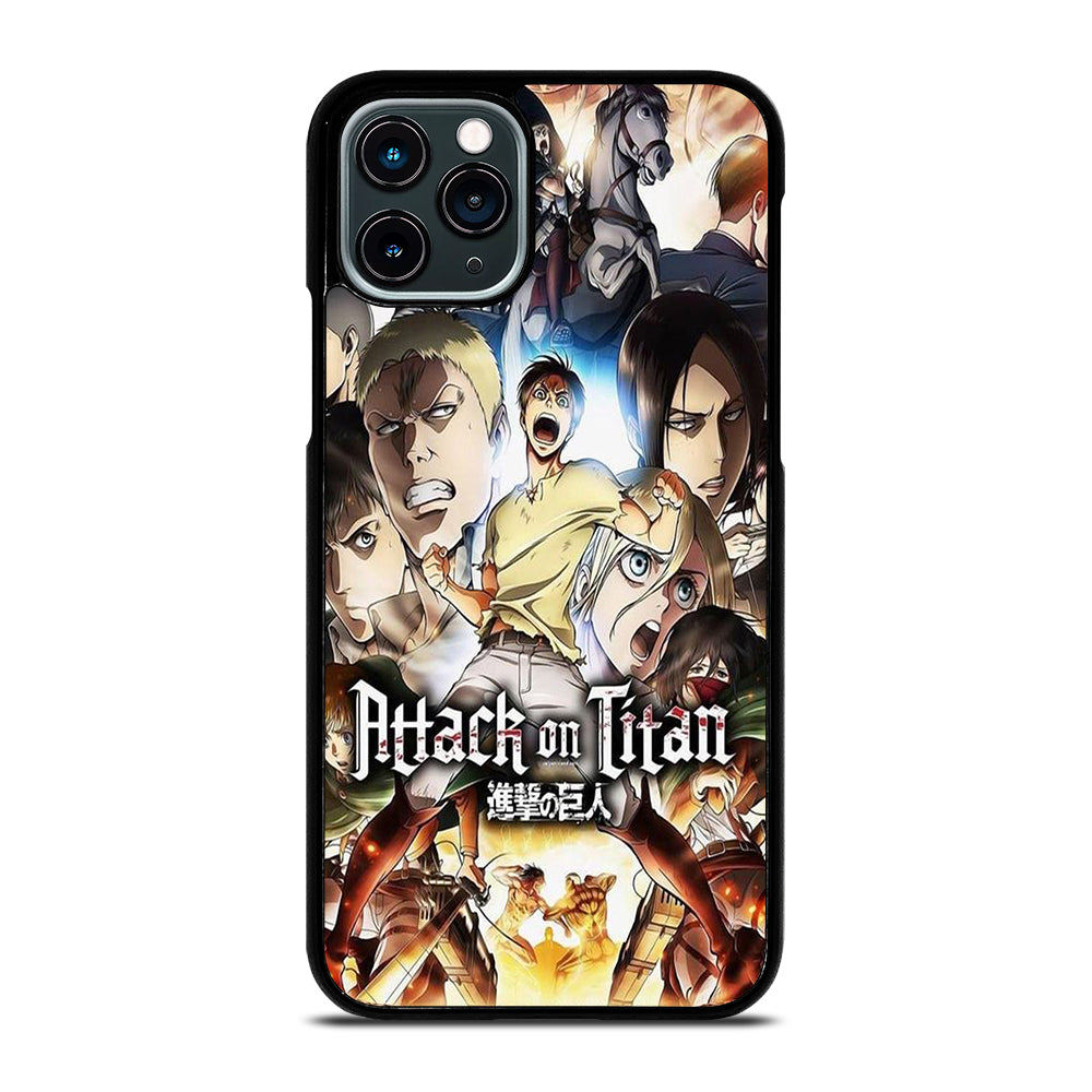 ATTACK ON TITAN CHARACTER ANIME SERIES iPhone 11 Pro Case Cover