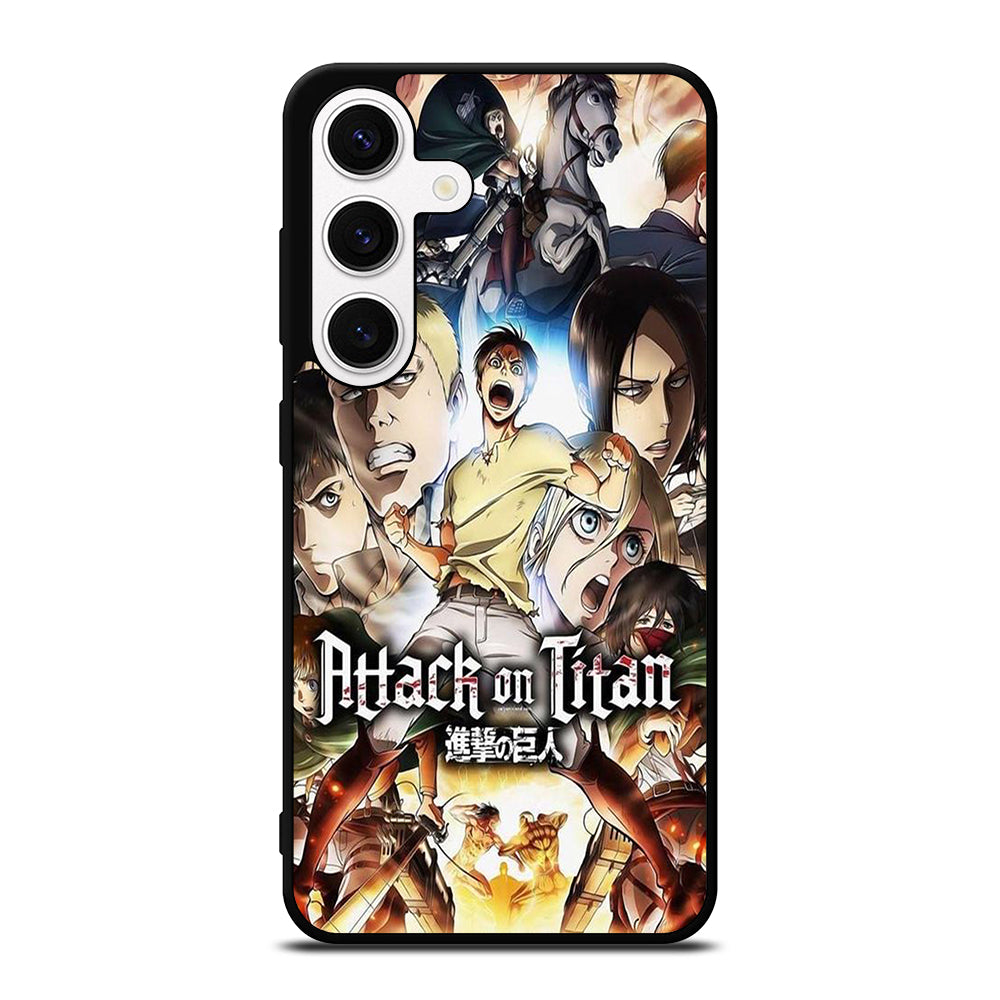 ATTACK ON TITAN CHARACTER ANIME SERIES Samsung Galaxy S24 Case Cover