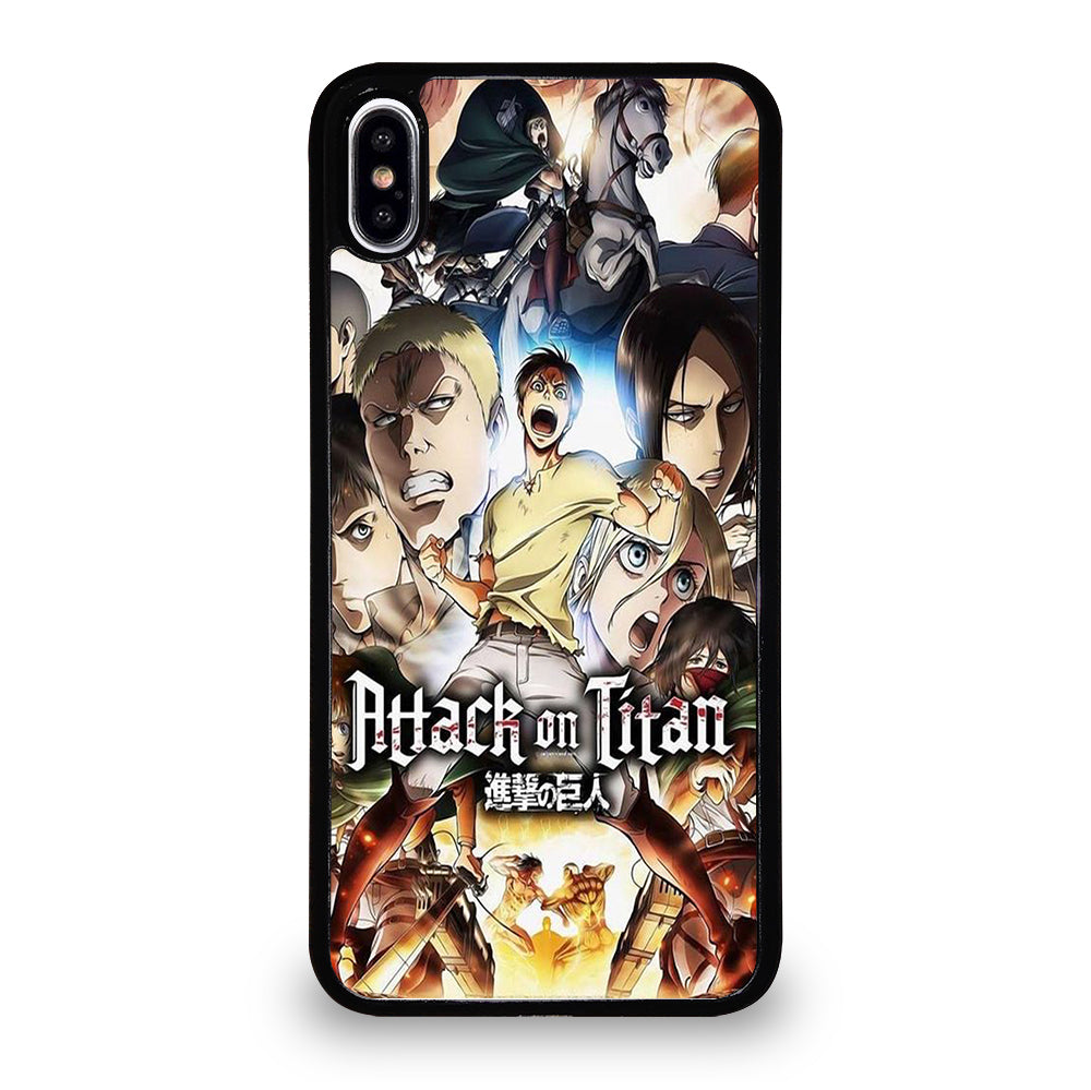 ATTACK ON TITAN CHARACTER ANIME SERIES iPhone XS Max Case Cover
